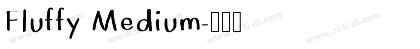 Fluffy Medium字体转换
